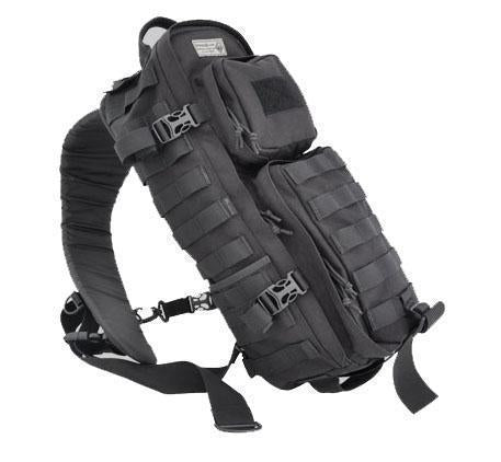 Hazard 4 Evac Plan-B Front/Back Modular Sling Pack Black-Tactical Gear UK