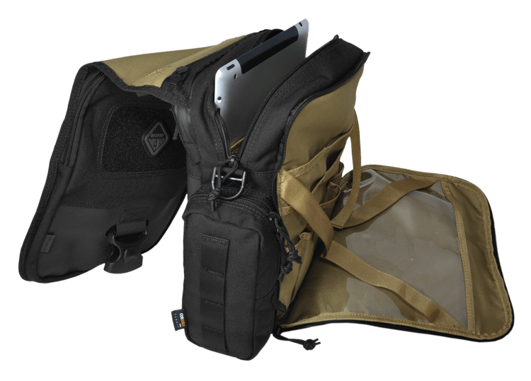 Hazard 4 Kato iPad/Tablet Mini-Messenger Bag w/ MOLLE Black-Tactical Gear UK