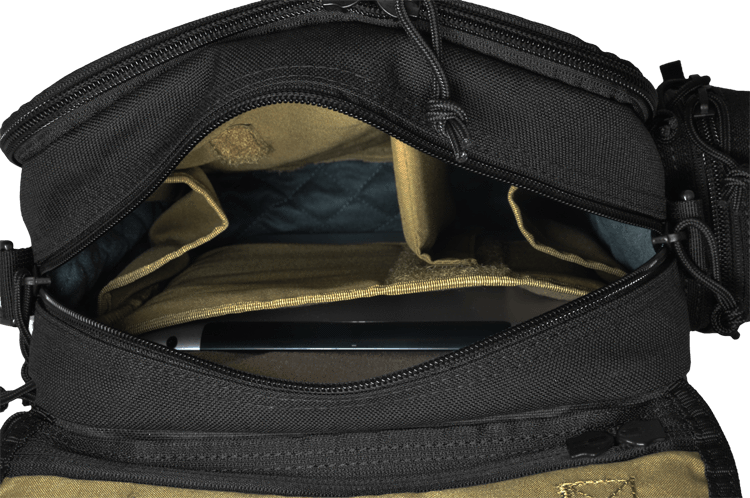 Hazard 4 Kato iPad/Tablet Mini-Messenger Bag w/ MOLLE Black-Tactical Gear UK