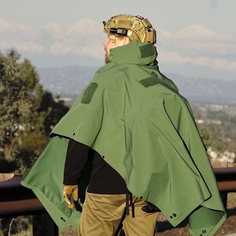 Hazard 4 Poncho Villa 2020 Version Technical Soft-Shell Poncho OD Green-Tactical Gear UK
