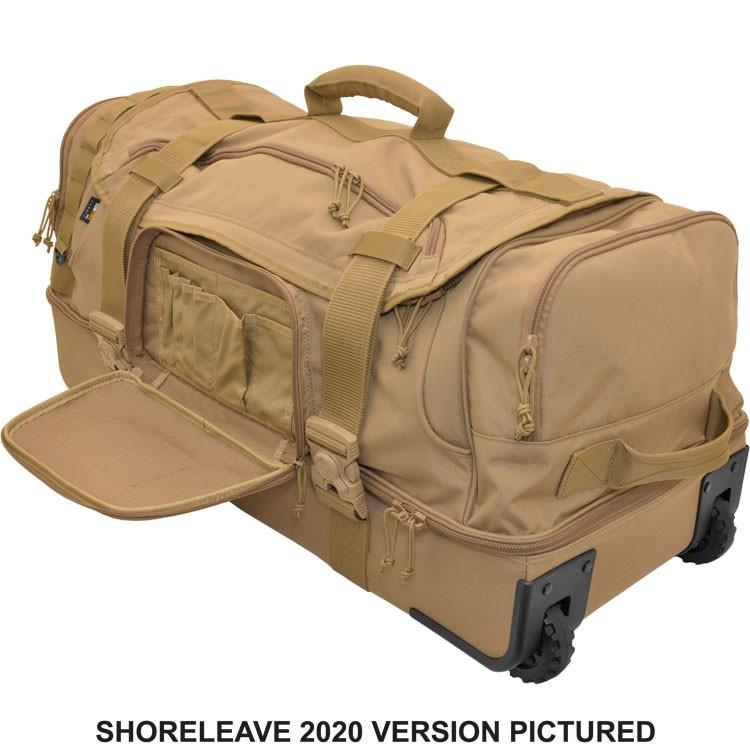 Hazard 4 Shoreleave V.2020 Compartmentalized Rolling Luggage Black-Tactical Gear UK