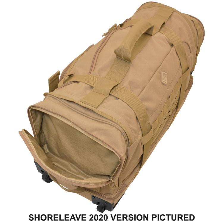 Hazard 4 Shoreleave V.2020 Compartmentalized Rolling Luggage Black-Tactical Gear UK