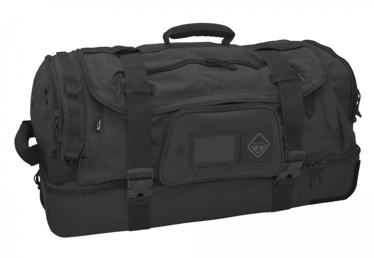 Hazard 4 Shoreleave V.2020 Compartmentalized Rolling Luggage Black-Tactical Gear UK