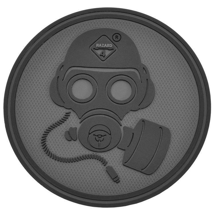 Hazard 4 Special Forces Gas Mask Patch Black-Tactical Gear UK