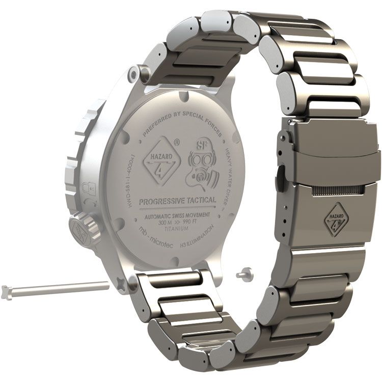 Hazard 4 Titanium Bracelet for Heavy Water Diver-Tactical Gear UK