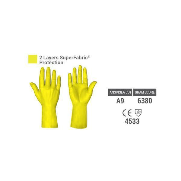 HexArmor Hercules 400R6E SuperFabric Heavy Duty Gloves-Tactical Gear UK