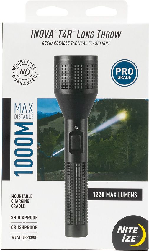 Inova T4R Long Throw Rechargeable Tactical Flashlight-Tactical Gear UK