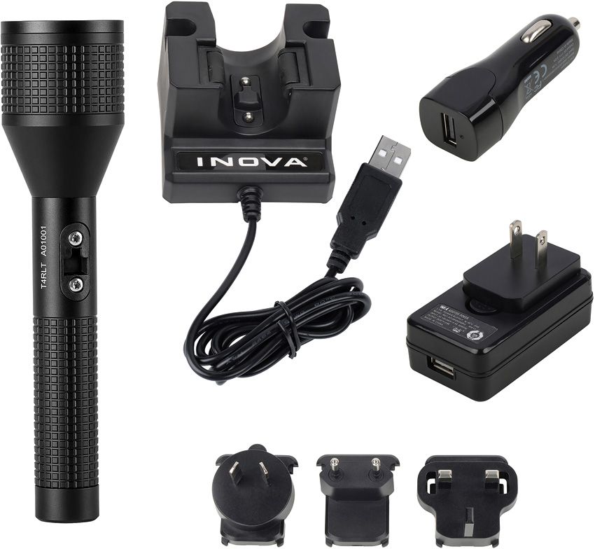 Inova T4R Long Throw Rechargeable Tactical Flashlight-Tactical Gear UK