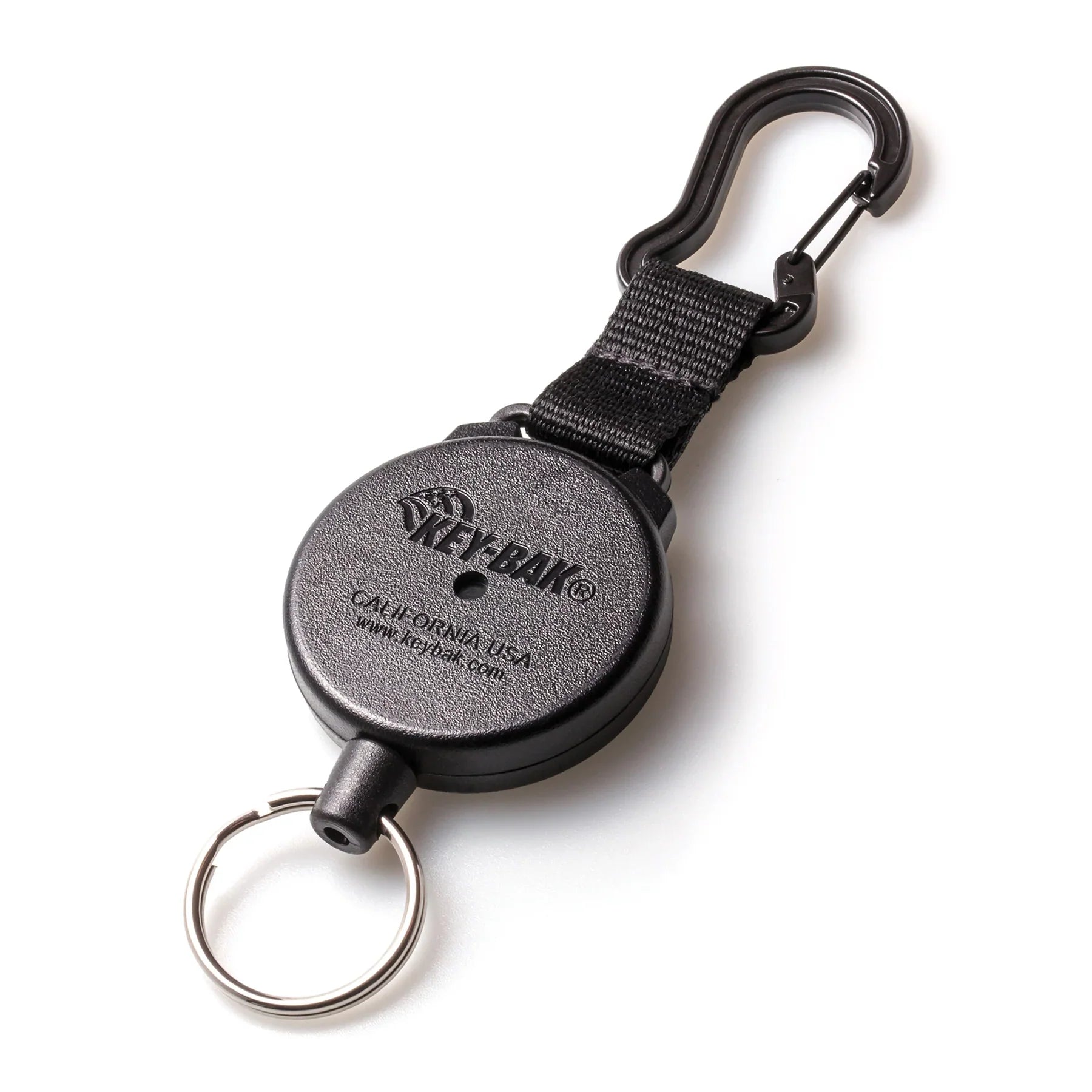 KEY-BAK SECURIT Heavy Duty Retractable Carabiner Keychain - 40 Keys, 28 Imches 20 oz, Cord, Xtreme Duty-Tactical Gear UK