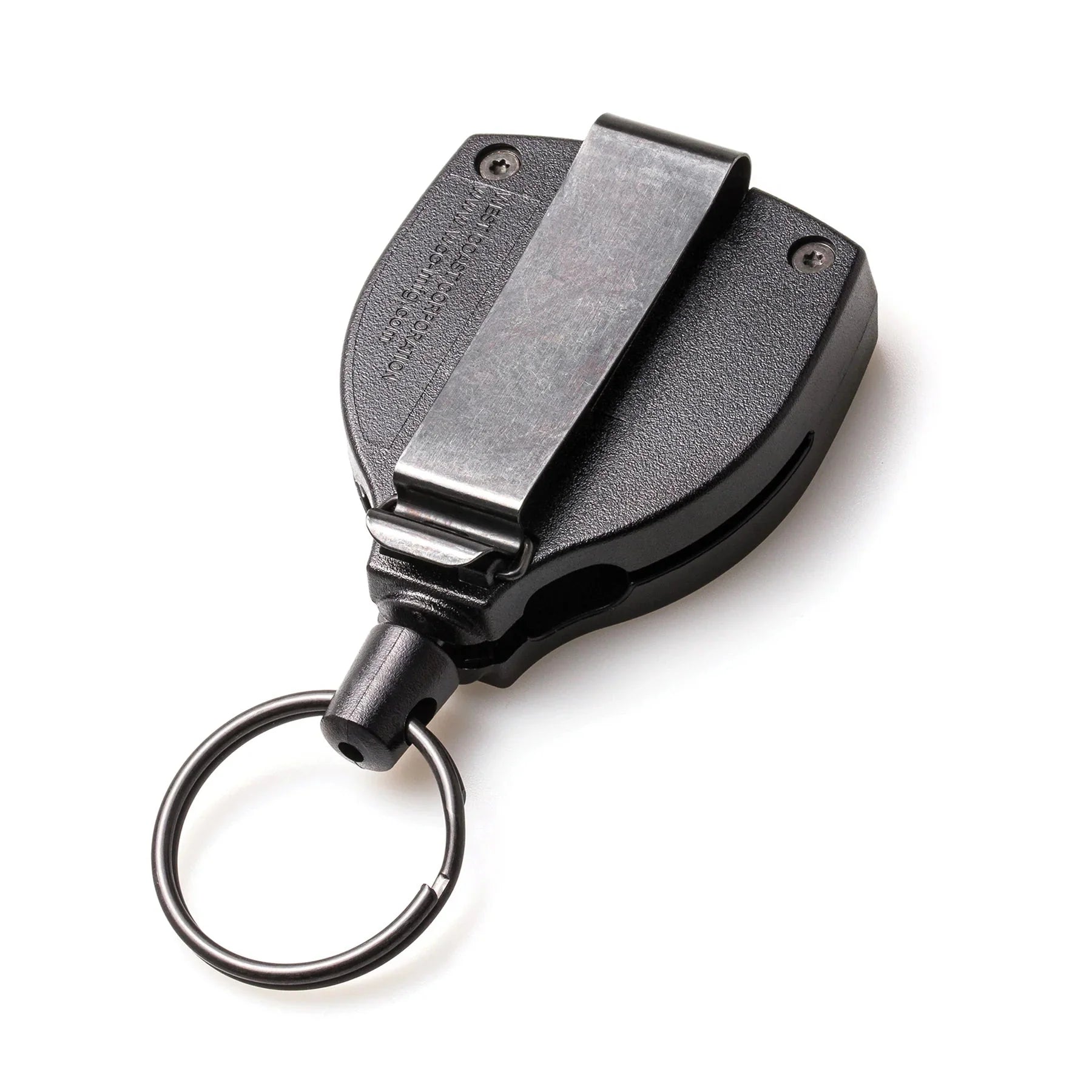 KeyBak Super 48 Plus Ambidextrous Heavy Duty Retractable Keychain with Belt Clip for Duty Belts-Tactical Gear UK