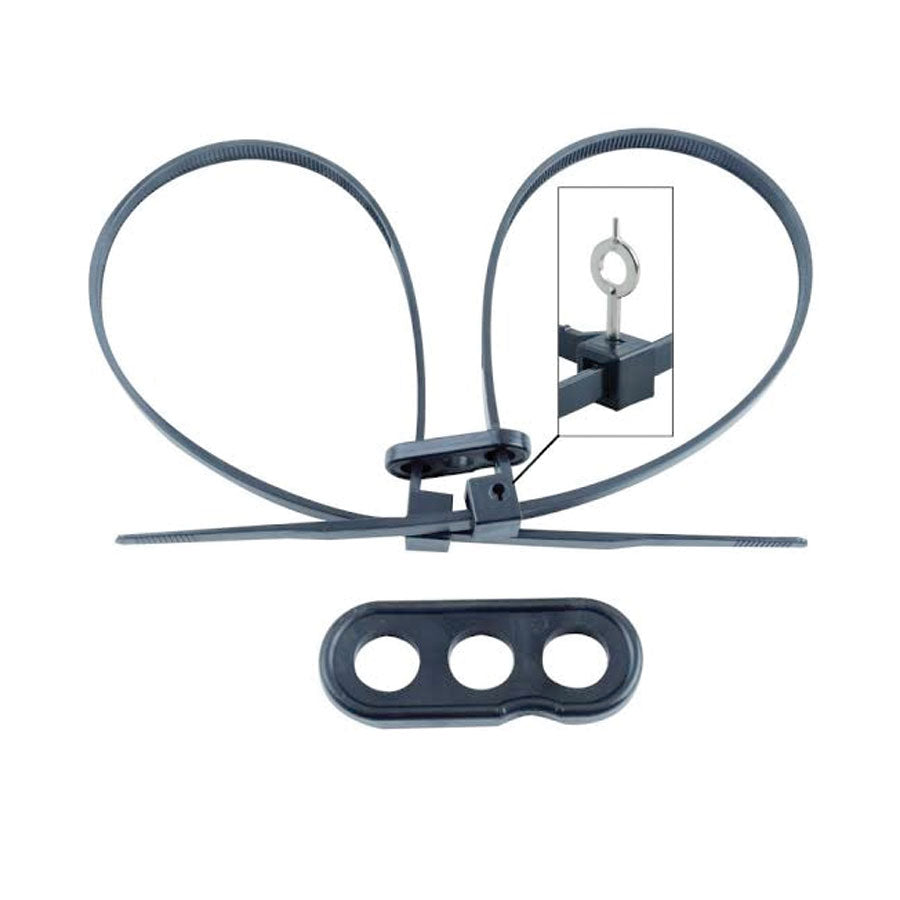 KeyCuff Double Reusable Nylon Restraints Pack of 100-Tactical Gear UK