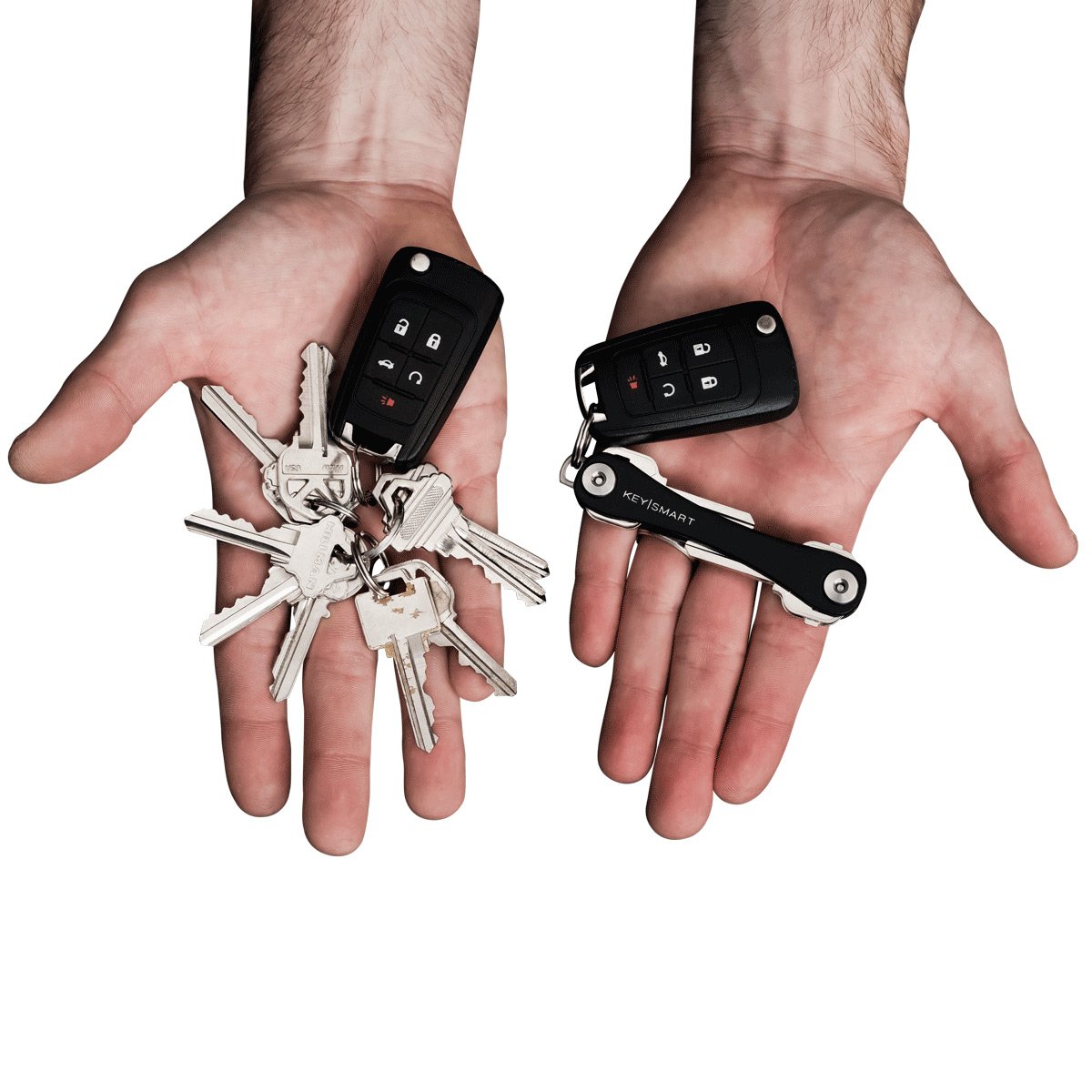 KeySmart Key Holder Leather up to 8 Keys-Tactical Gear UK
