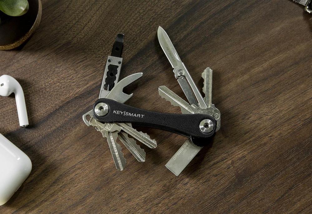 KeySmart Key Holder Leather up to 8 Keys-Tactical Gear UK