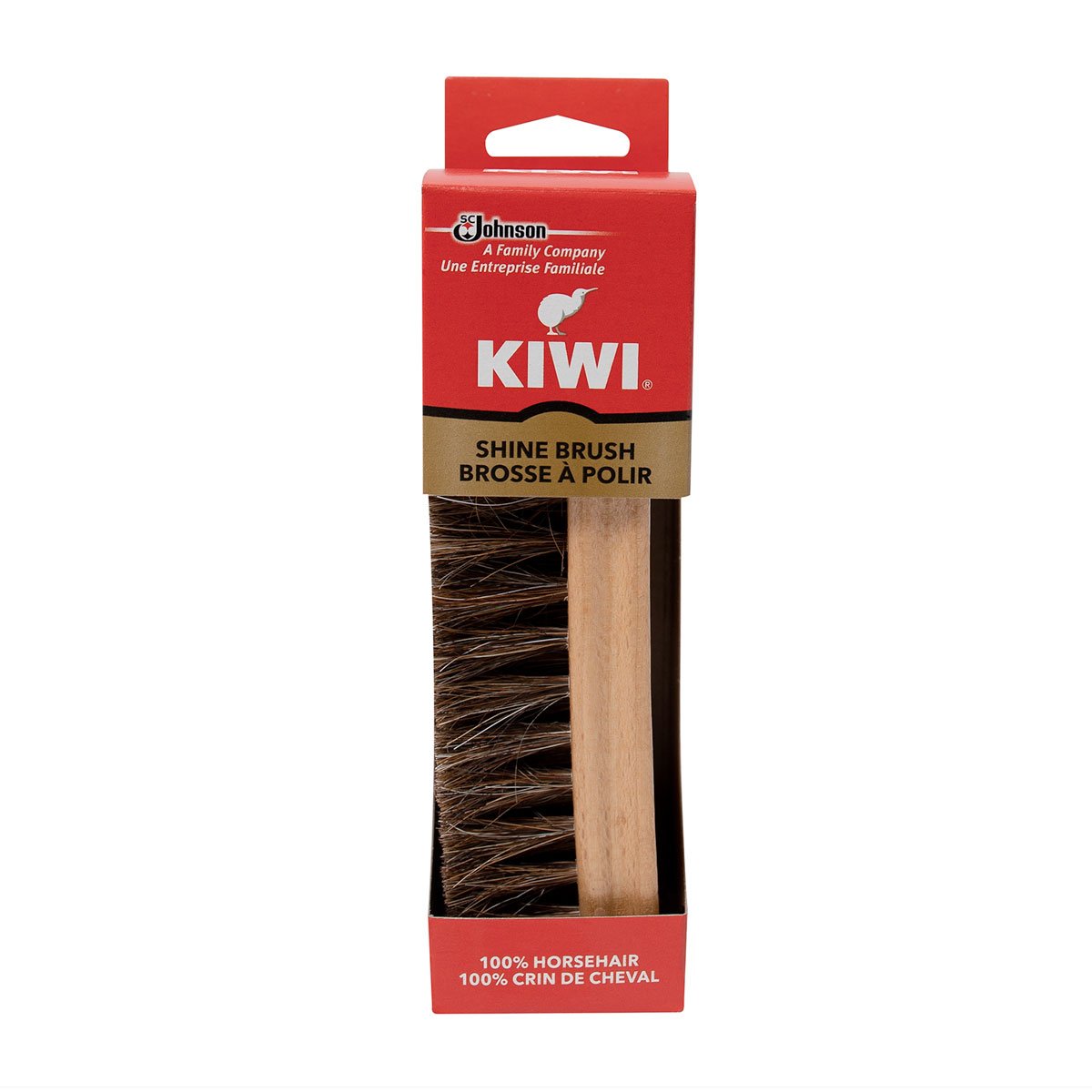 Kiwi Horse Hair Shine Brush-Tactical Gear UK