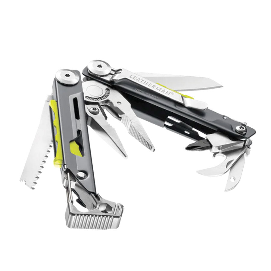 Leatherman Signal Grey with Button Sheath Box-Tactical Gear UK