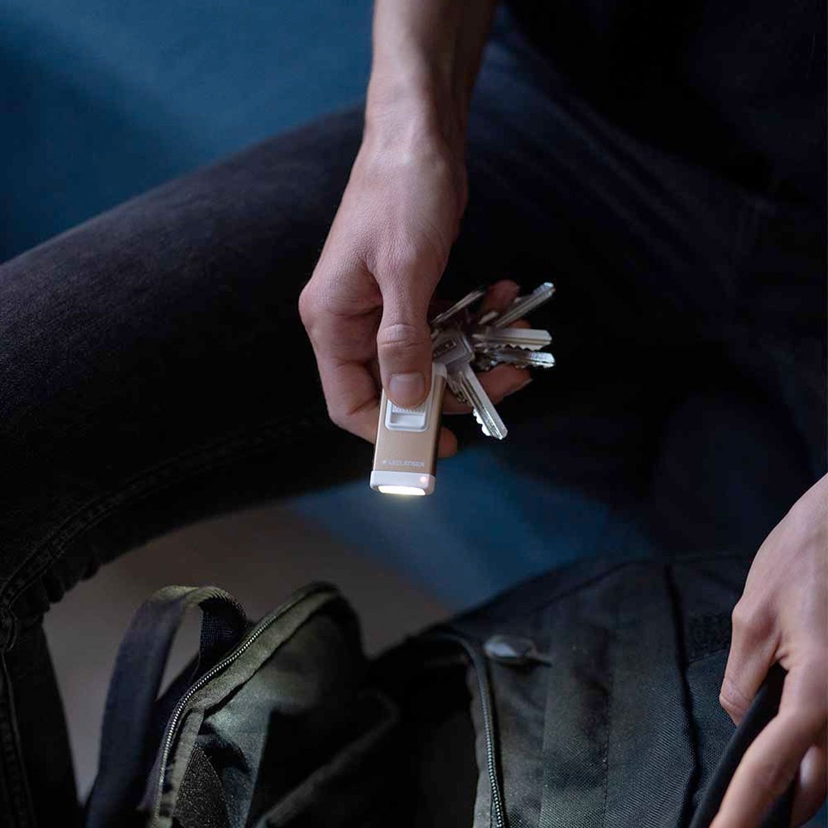 Ledlenser K4R Rechargeable Key Ring Lamp with Gift Box-Tactical Gear UK