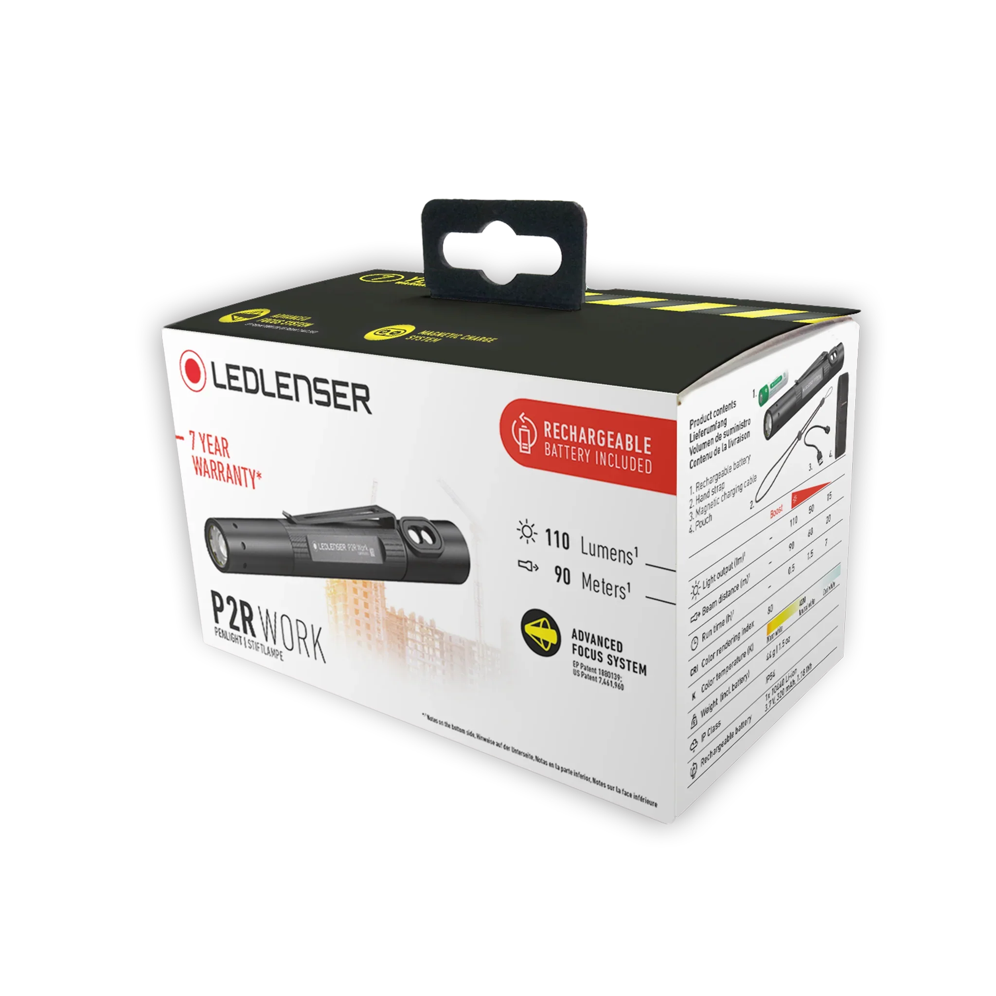 Ledlenser P2R Work Compact Rechargeable Light-Tactical Gear UK