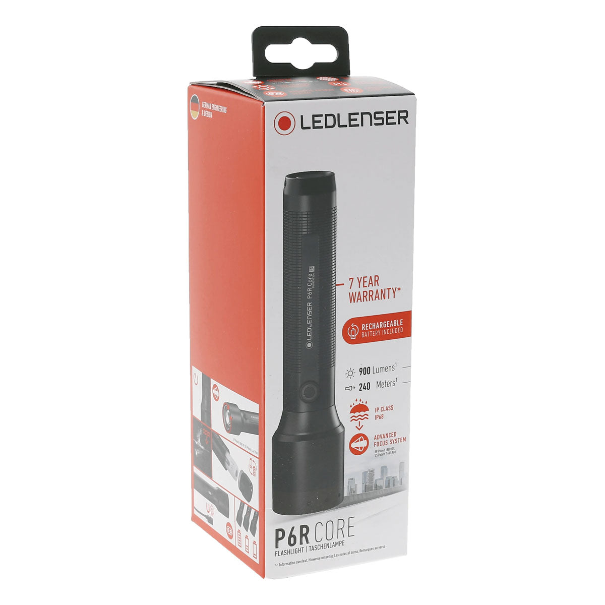 Ledlenser P6R Core Rechargeable Torch with Box-Tactical Gear UK