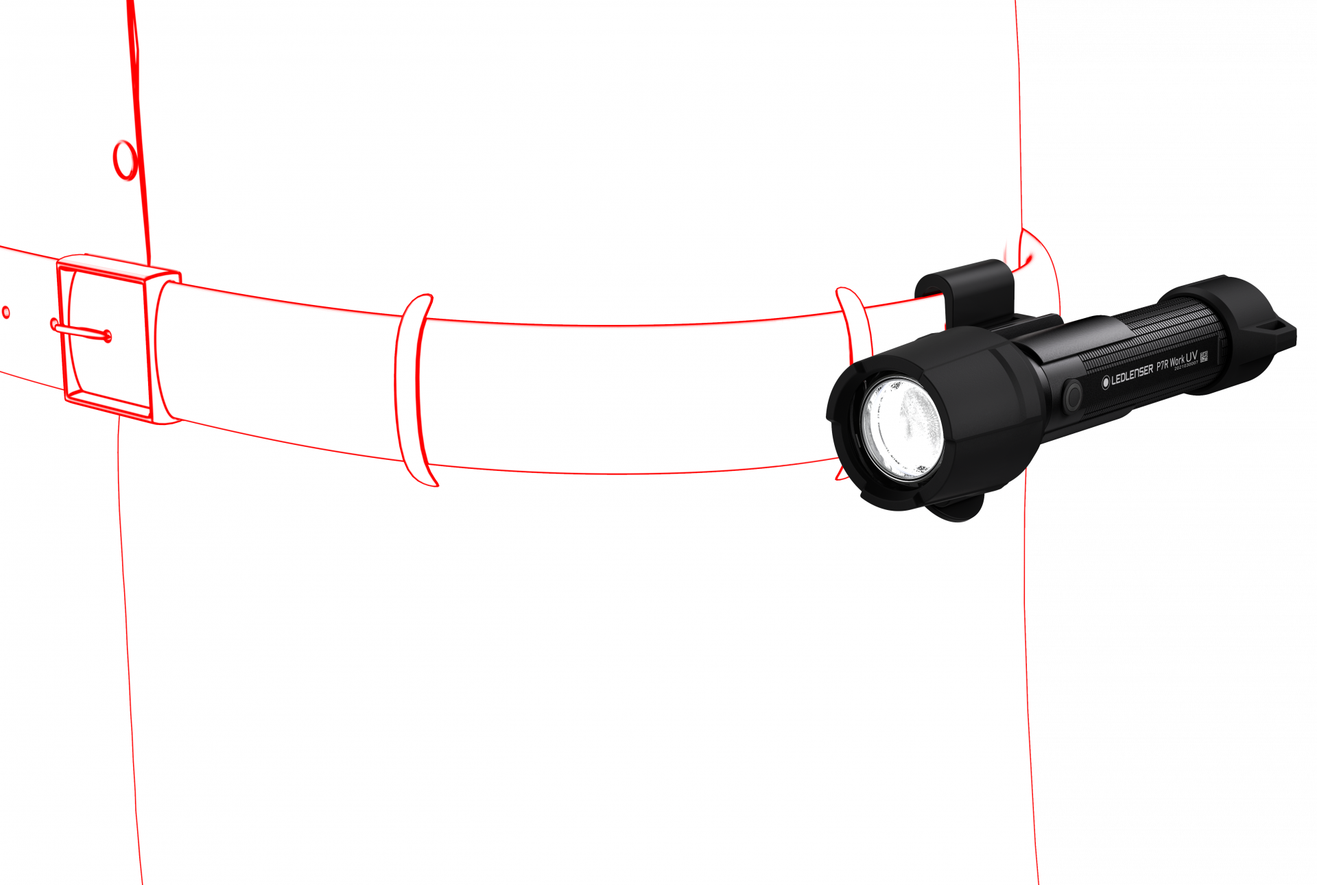 Ledlenser P7R Work UV / Box-Tactical Gear UK