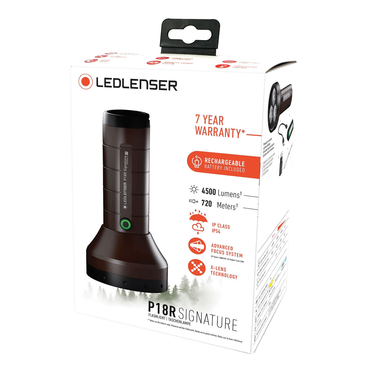 Ledlenser PP18R Signature Rechargeable Torch with Box-Tactical Gear UK