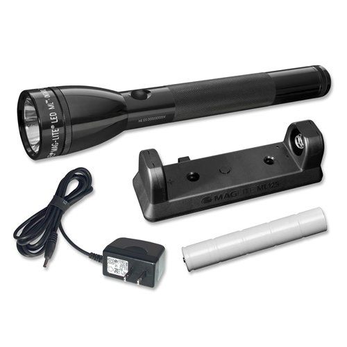 Maglite ML125 LED Rechargeable Flashlight System 120V Converter-Tactical Gear UK