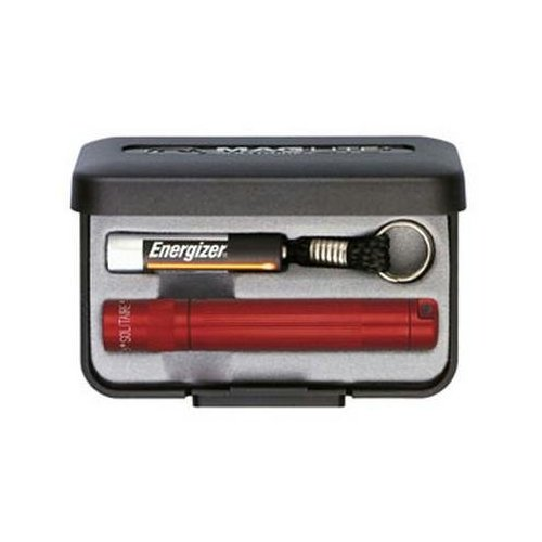 Maglite Solitaire AAA Incandescent Keychain Light in Presentation Box - Red-Tactical Gear UK