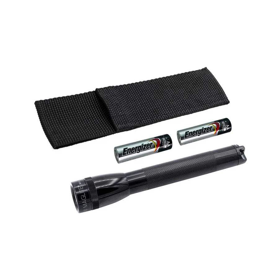 Maglite SP2P Mini Maglite Pro 2 AA-Cell LED Flashlight w/ Holster Pack-Tactical Gear UK