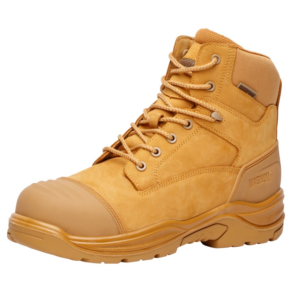 Magnum Storm Master Composite Toe Side Zip Waterproof Boot Wheat-Tactical Gear UK
