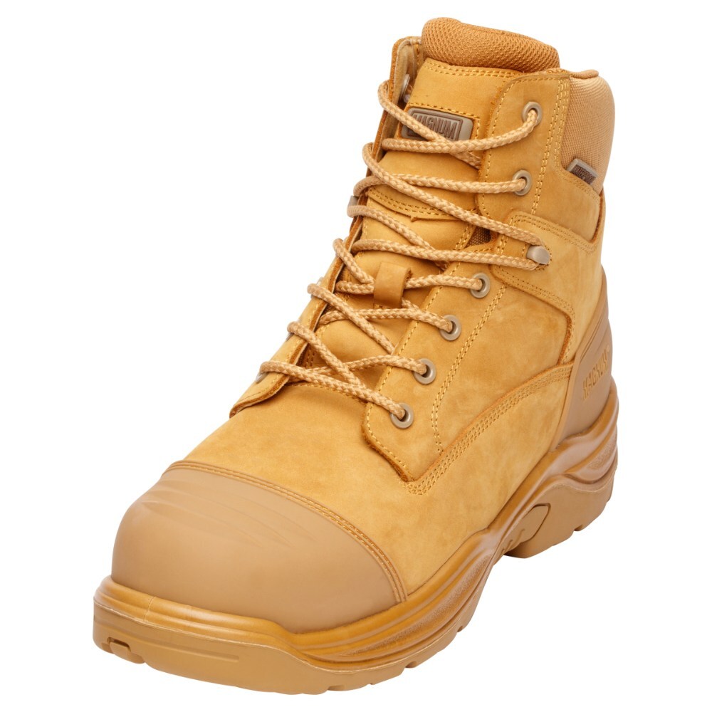 Magnum Storm Master Composite Toe Side Zip Waterproof Boot Wheat-Tactical Gear UK