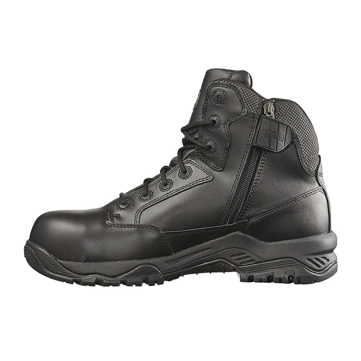 Magnum Strike Force 6.0 Leather Side-Zip Composite Toe Waterproof Women's Boot Black MSF655-Tactical Gear UK