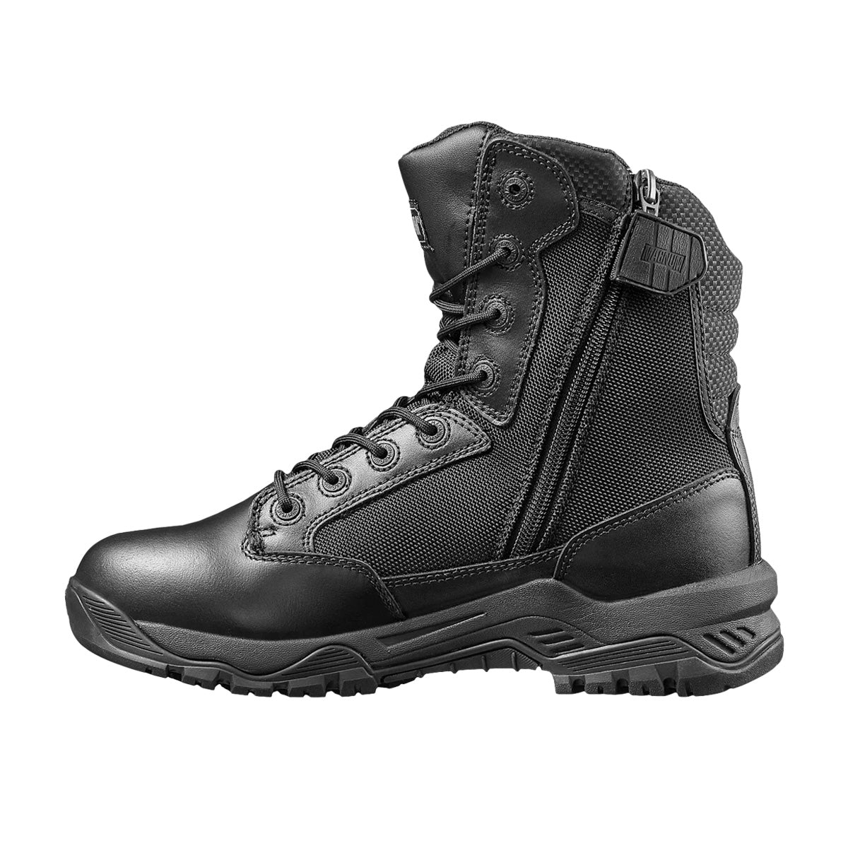 Magnum Strike Force 8.0 Side-Zip Waterproof Women's Boot Black-Tactical Gear UK