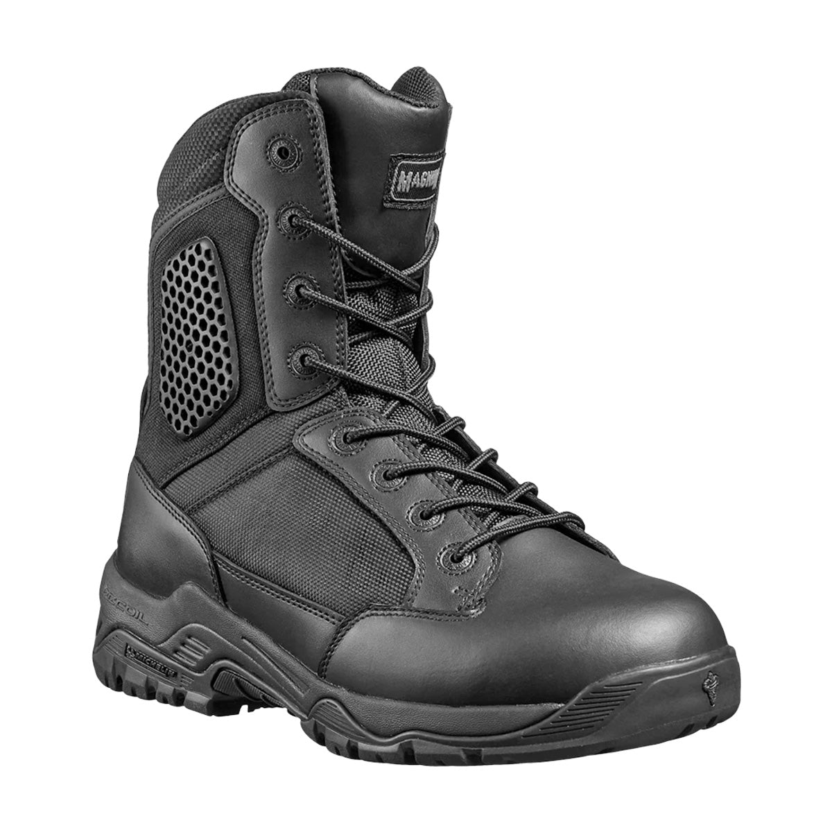 Magnum Strike Force 8.0 Side-Zip Waterproof Women's Boot Black-Tactical Gear UK