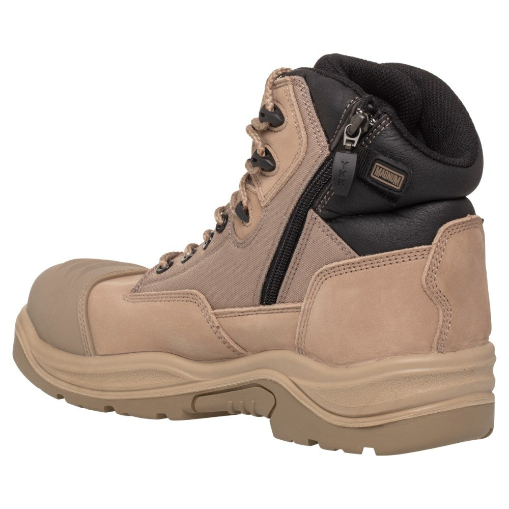 Magnum Trademaster Lite Composite Toe Side Zip Waterproof Boot Stone-Tactical Gear UK
