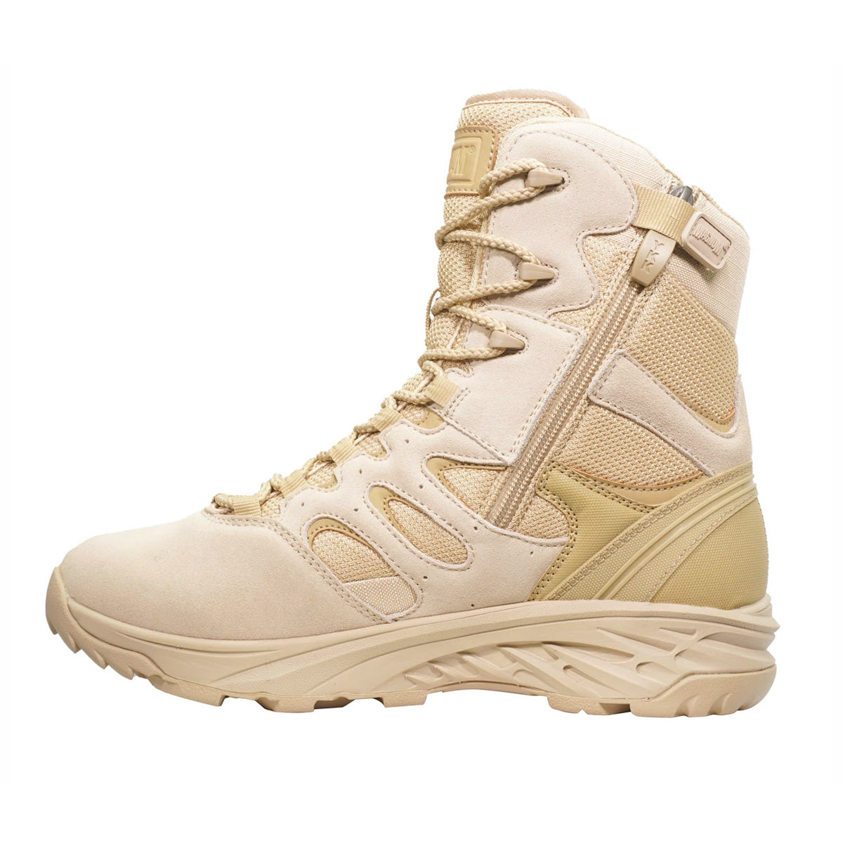 Magnum Wild Fire Tactical 8.0 Side-Zip Waterproof Boots Desert Tan-Tactical Gear UK