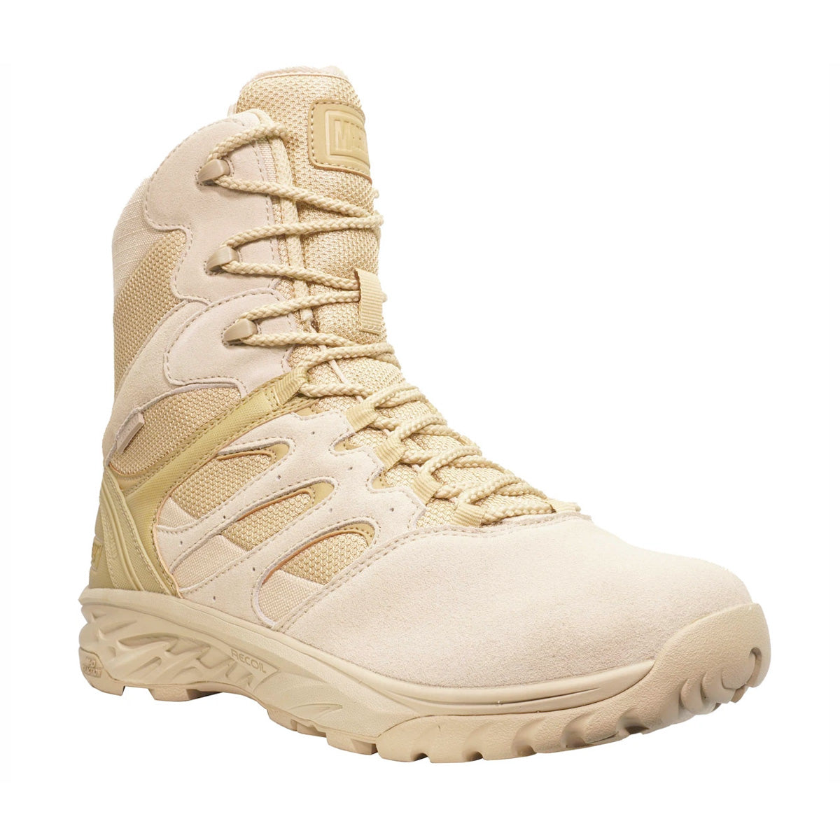 Magnum Wild Fire Tactical 8.0 Side-Zip Waterproof Boots Desert Tan-Tactical Gear UK