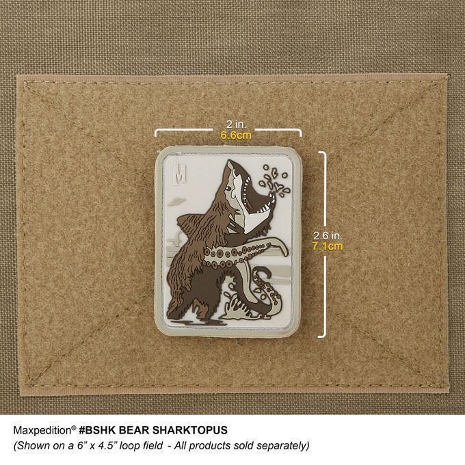 Maxpedition Bearsharktopus Morale Patch-Tactical Gear UK
