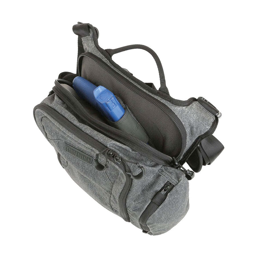 Maxpedition Entity Crossbody Bag Small 9L Charcoal-Tactical Gear UK