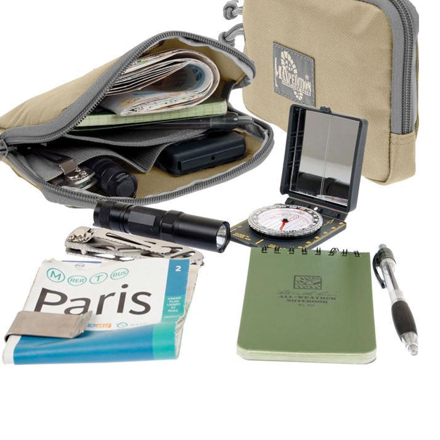 Maxpedition Hook & Loop 5x7 Inches Zipper Pocket Khaki Foliage-Tactical Gear UK