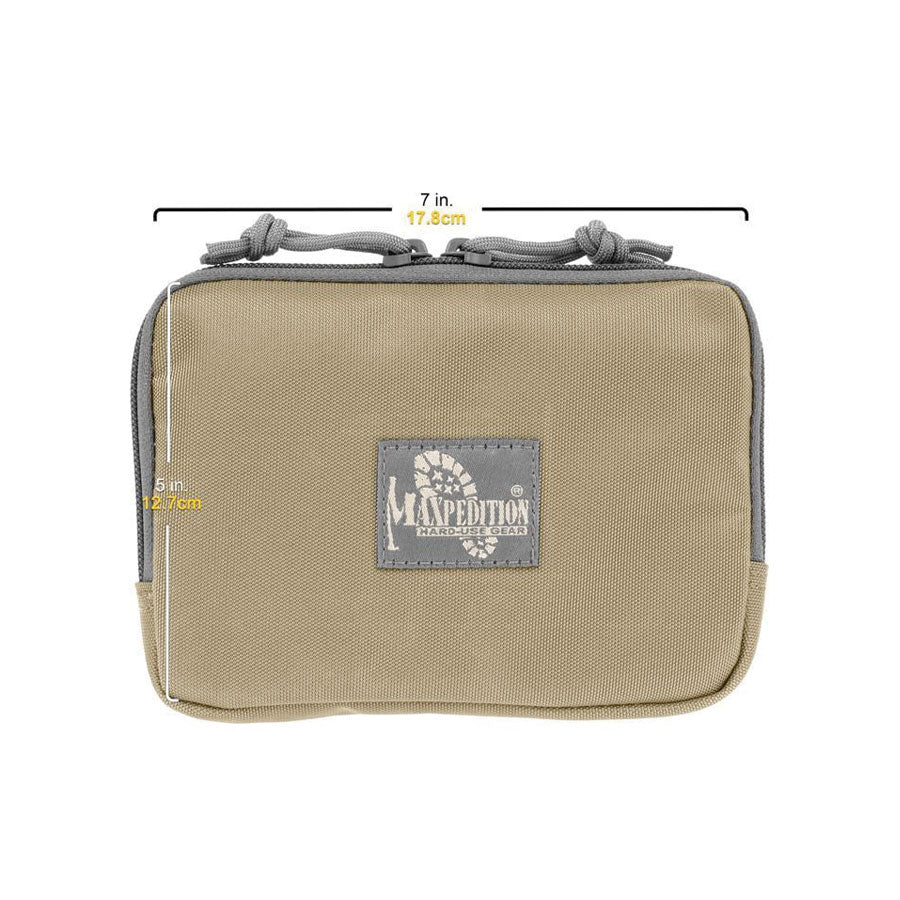 Maxpedition Hook & Loop 5x7 Inches Zipper Pocket Khaki Foliage-Tactical Gear UK