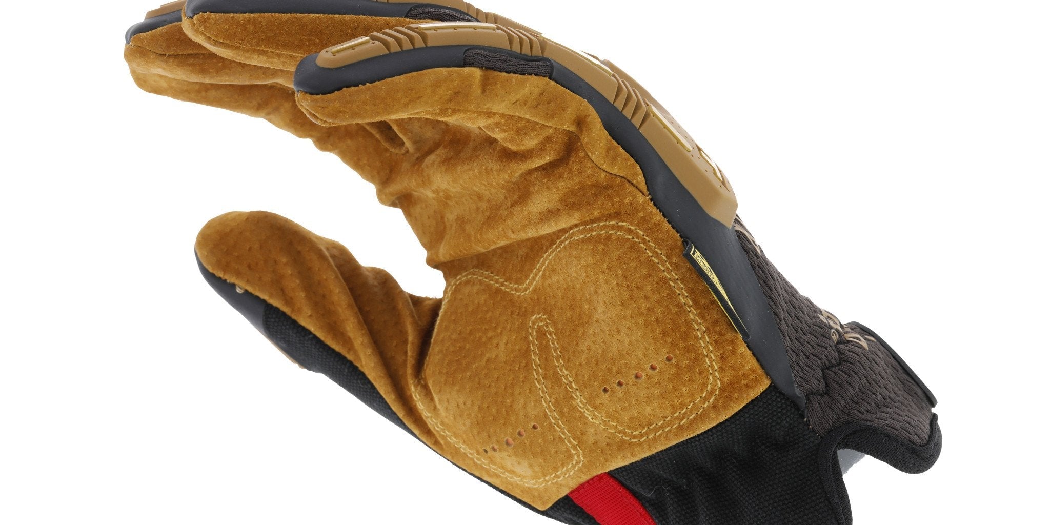 Mechanix Wear Durahide M-Pact Open Cuff Leather Glove-Tactical Gear UK