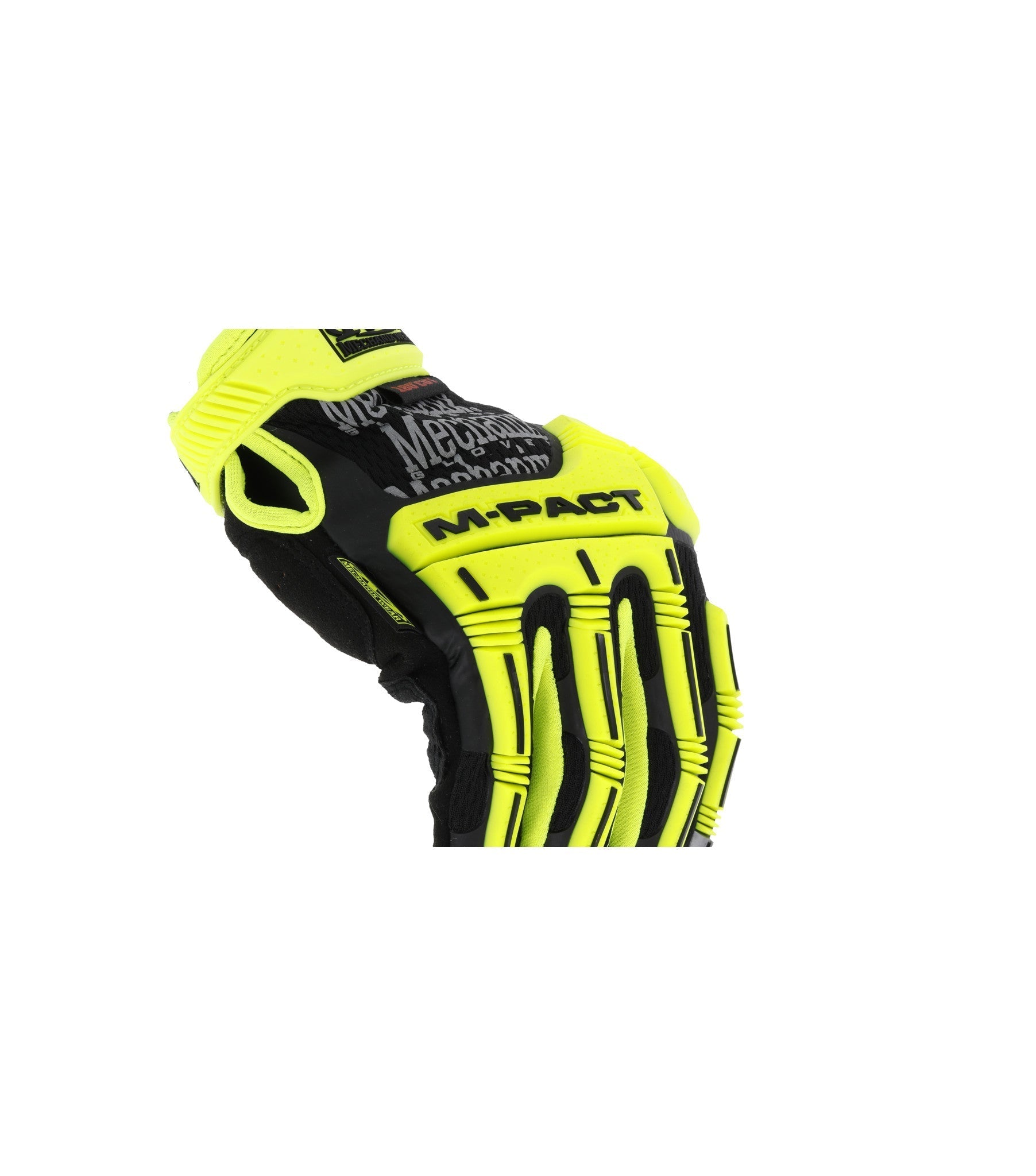 Mechanix Wear M-Pact Hi-Viz E5 Glove Fluorescent Yellow-Tactical Gear UK