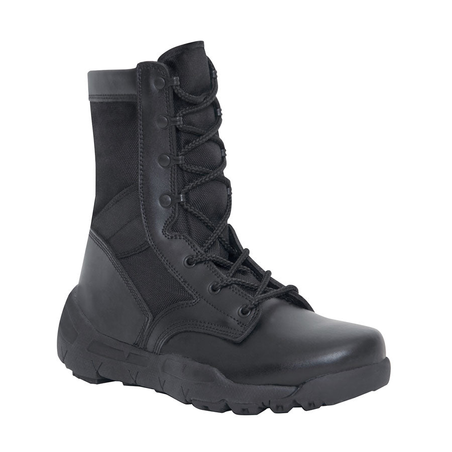 Milspec 8 Inch V-Max Lightweight Tactical Boot Black-Tactical Gear UK