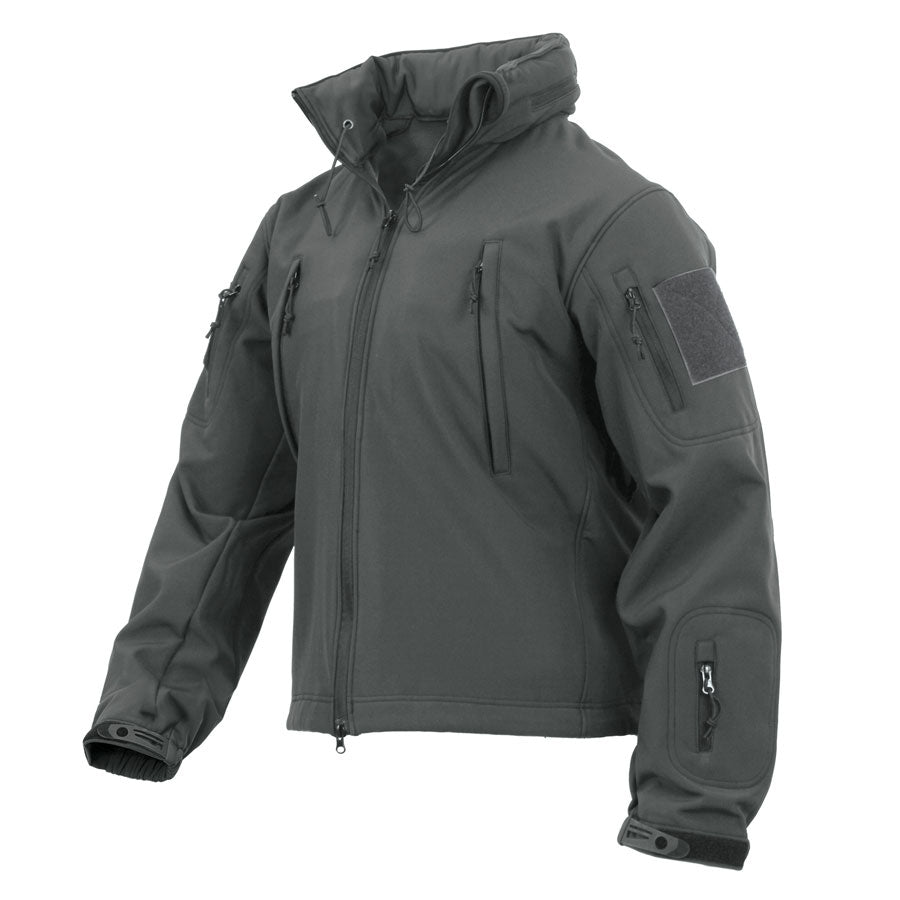 MilSpec Concealed Carry Soft Shell Jacket Gunmetal Grey-Tactical Gear UK