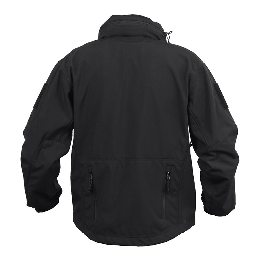 MilSpec Concealed Carry Soft Shell Jacket Midnight Black-Tactical Gear UK