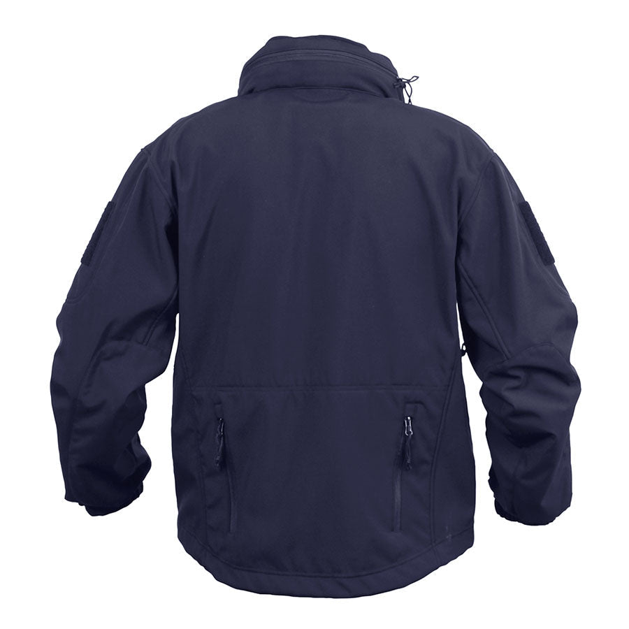 MilSpec Concealed Carry Soft Shell Jacket Midnight Navy Blue-Tactical Gear UK
