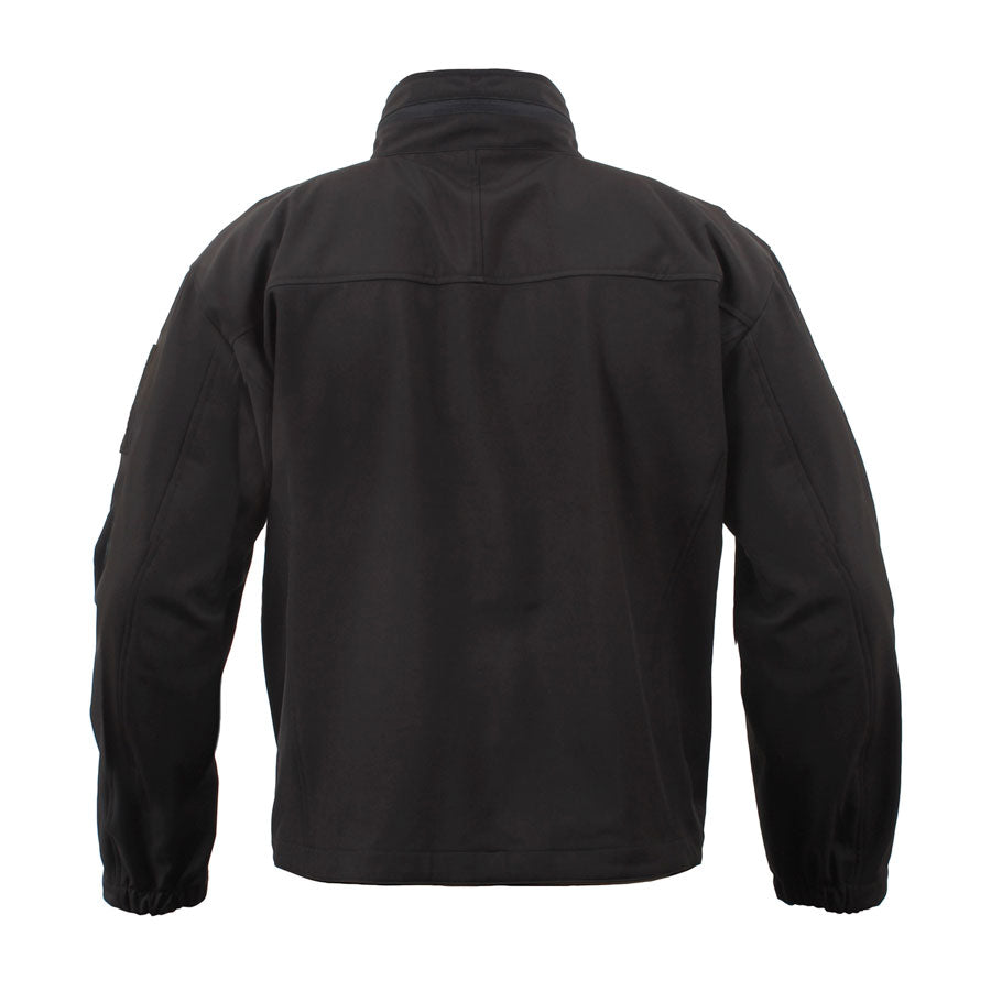 MilSpec Covert Ops Lightweight Soft Shell Jacket Black-Tactical Gear UK