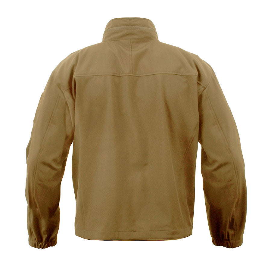 MilSpec Covert Ops Lightweight Soft Shell Jacket Coyote Brown-Tactical Gear UK