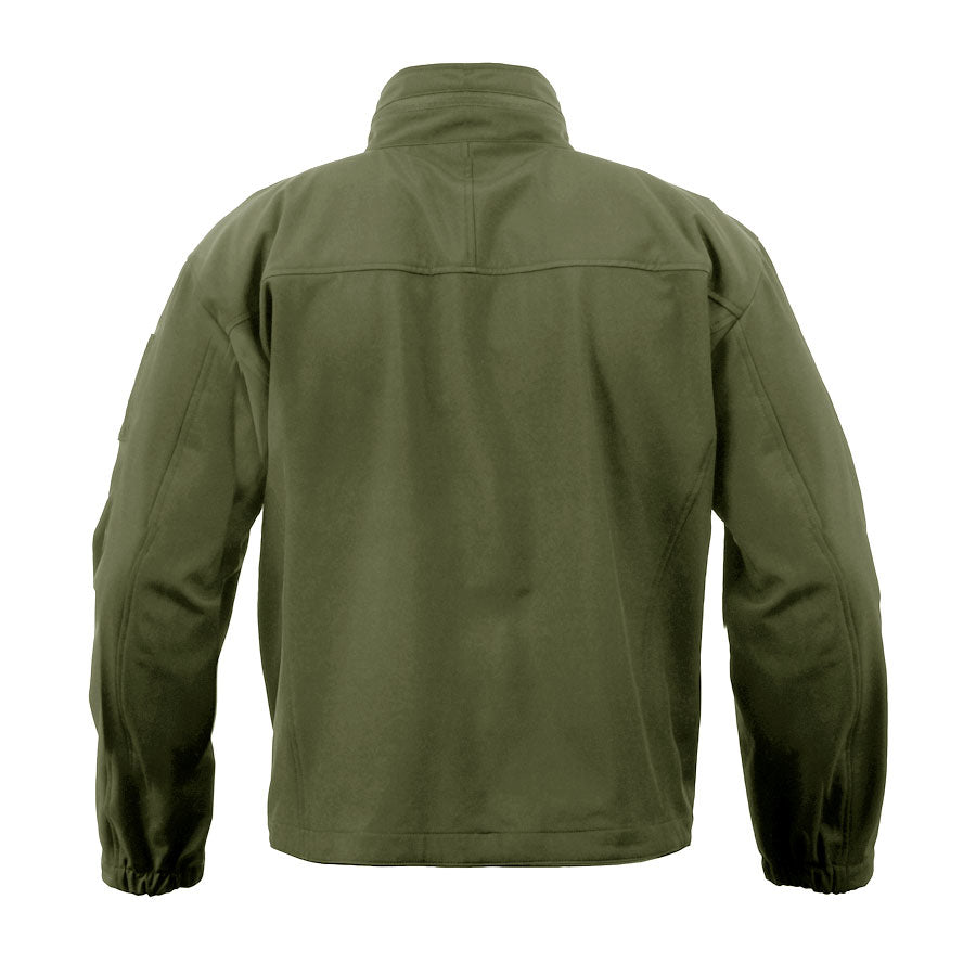MilSpec Covert Ops Lightweight Soft Shell Jacket Olive Drab-Tactical Gear UK
