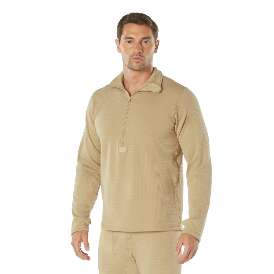 MilSpec ECWCS Gen III Midweight Underwear Top Level II Desert Sand - XL-Tactical Gear UK