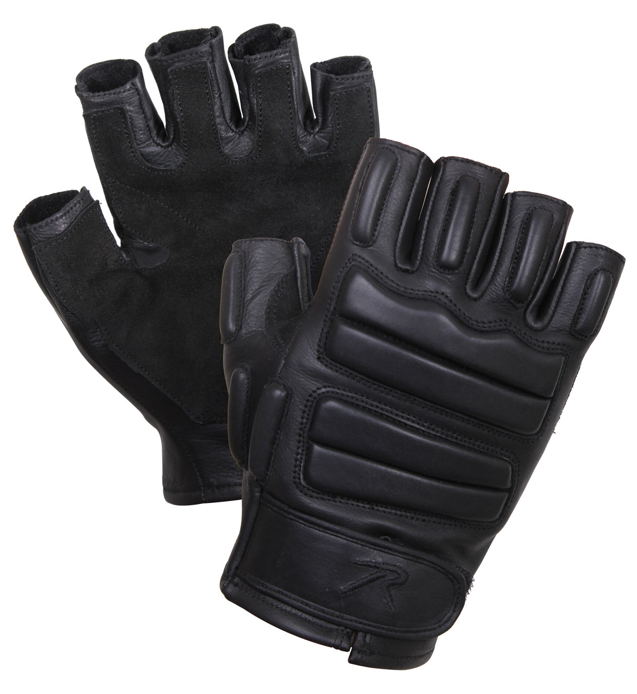Milspec Fingerless Padded Tactical Gloves-Tactical Gear UK